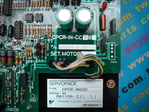 YASKAWA SERVOPACK CPCR-IN22C(YASKAWA PLC) (2)